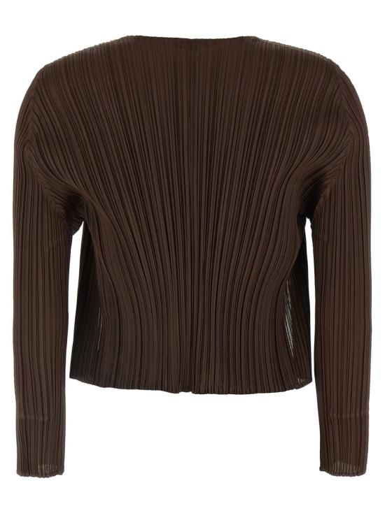 25SS 플리츠플리즈 스웨터 PP56JO13245 BROWN - PLEATS PLEASE