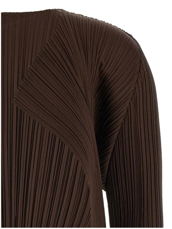 25SS 플리츠플리즈 스웨터 PP56JO13245 BROWN - PLEATS PLEASE