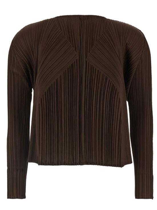 25SS 플리츠플리즈 스웨터 PP56JO13245 BROWN