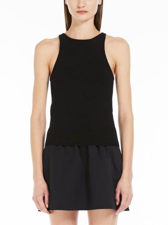 24FW 막스마라 민소매 티셔츠 2411361071650O008 Black - MAX MARA