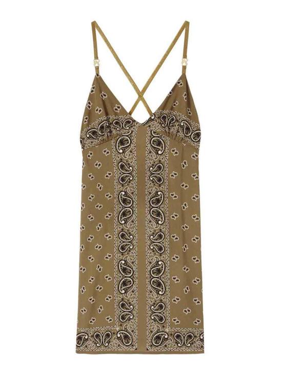  팜앤젤스 미디 스커트 PWDJ007FAB0015656 Dark Green
