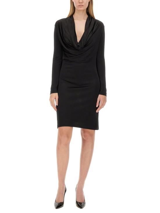 24FW 헬무트랭 미디 원피스 O05HW601 001 BLACK - HELMUT LANG