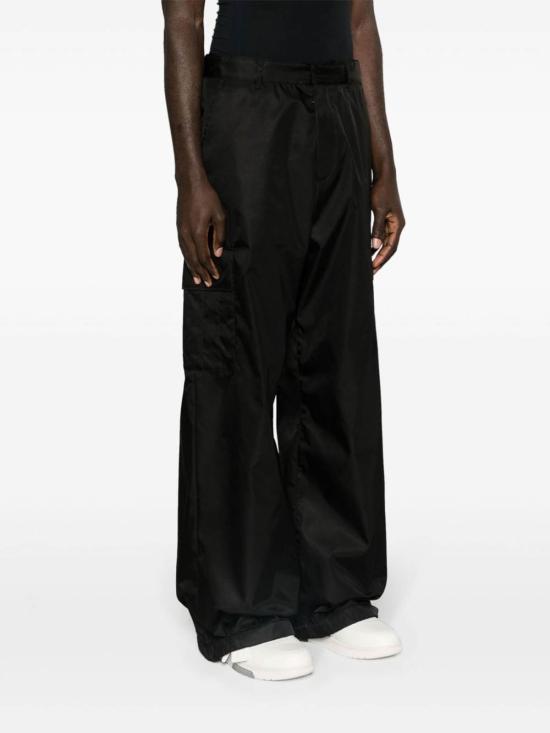 오프화이트 스트레이트 팬츠 OMCF037C99FAB0031010 Black - OFF WHITE