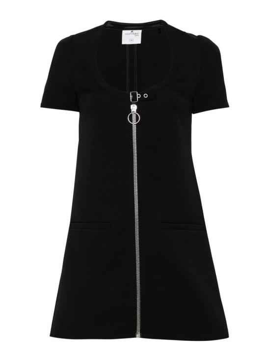  쿠레쥬 미디 원피스 124CRO370PL00079999 Black