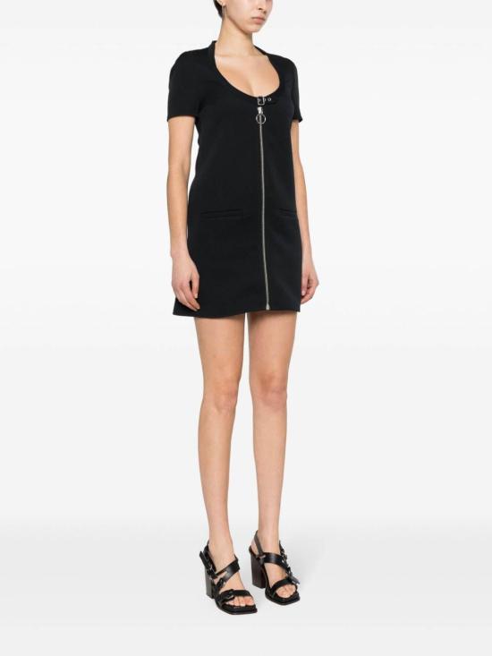  쿠레쥬 미디 원피스 124CRO370PL00079999 Black - COURREGES