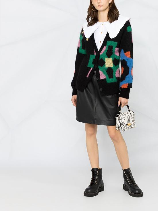  가니 와이드 카라 포플린 셔츠 F5500 151 White - GANNI