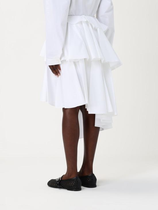 25SS 알라이아 스커트 AA9J2313T611A 000 White - ALAIA