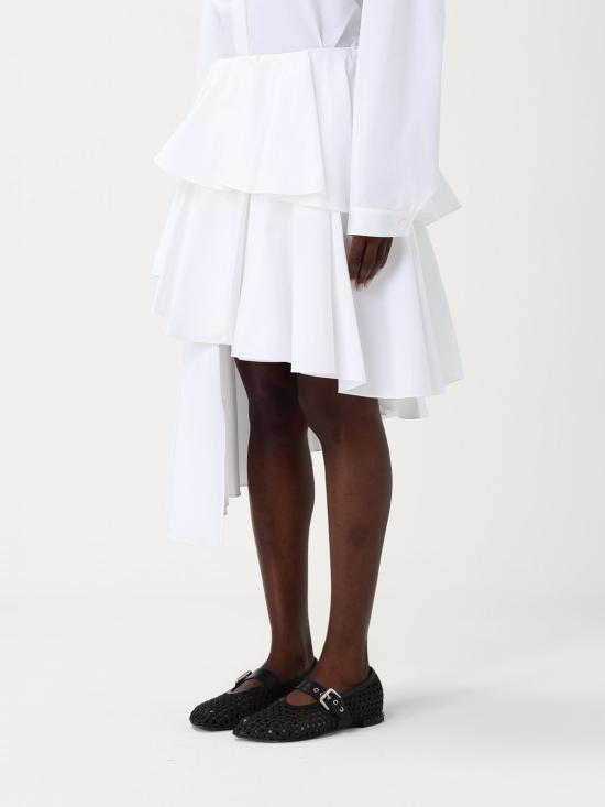 25SS 알라이아 스커트 AA9J2313T611A 000 White - ALAIA