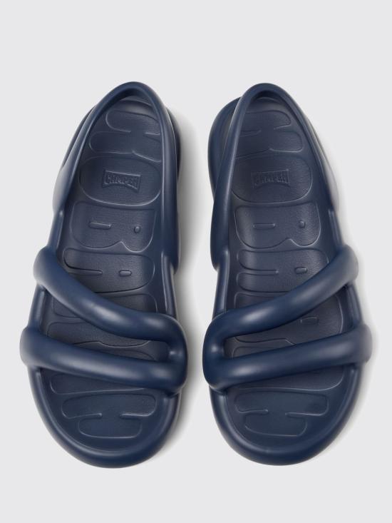 25SS 캠퍼 샌들 K201856 002 KOBARAH FLAT WIDE 0 Blue - CAMPER