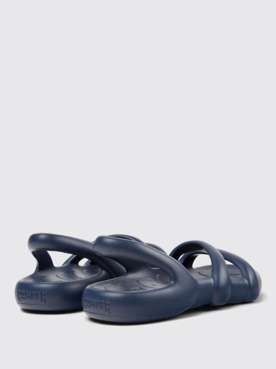 25SS 캠퍼 샌들 K201856 002 KOBARAH FLAT WIDE 0 Blue - CAMPER