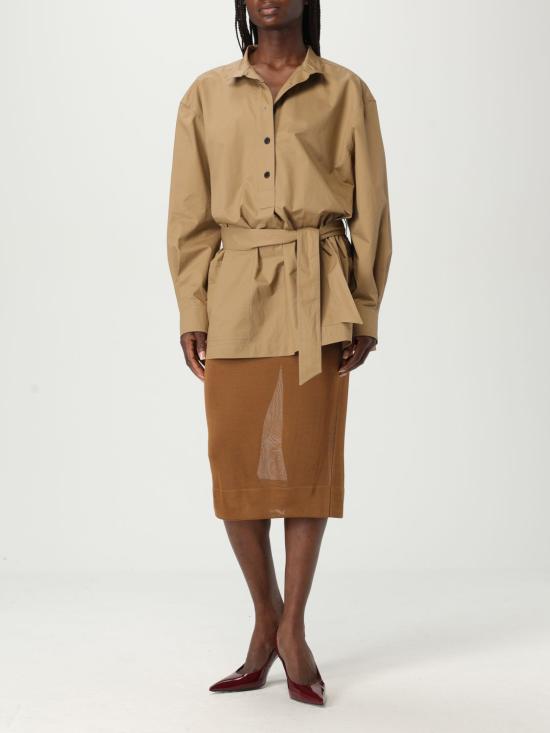 25FW 생로랑 셔츠 817342YZ9AN 2121 Beige - SAINT LAURENT