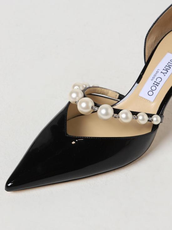 25SS 지미추 힐/펌프스 AURELIE65XKM BLACK WHITE Black - JIMMY CHOO