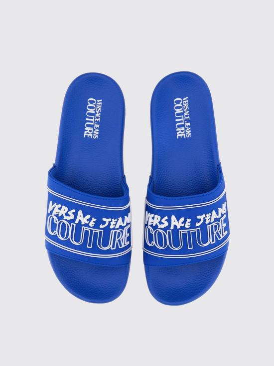 25SS 베르사체 뮬/슬리퍼 78YA3SQ3ZSC22 288 Blue - VERSACE