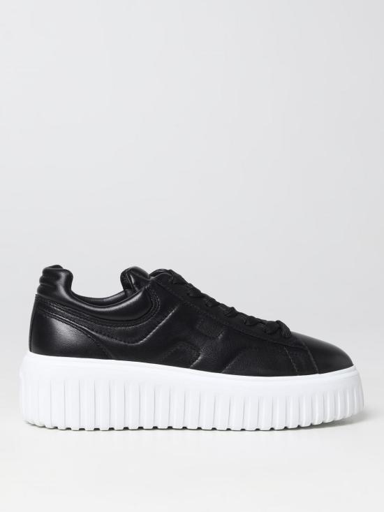 25FW 호간 H-스트라이프 스니커즈 HXW6450FC60LE9 B999 Black