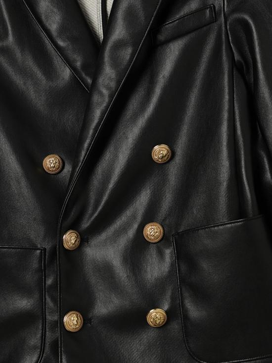 25FW [키즈] 발망 캐주얼 자켓 BW2P94A0165 930OR Black - BALMAIN