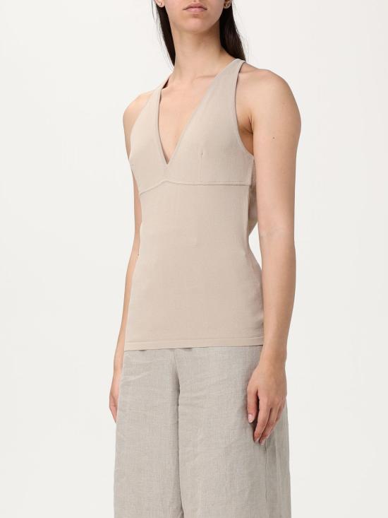 25FW 막스마라 민소매 티셔츠 2511361313600 007 Coffee - MAX MARA