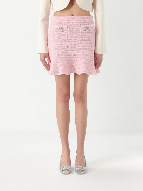 25SS 셀프 포트레이트 스커트 SS25164SKP PINK Pink