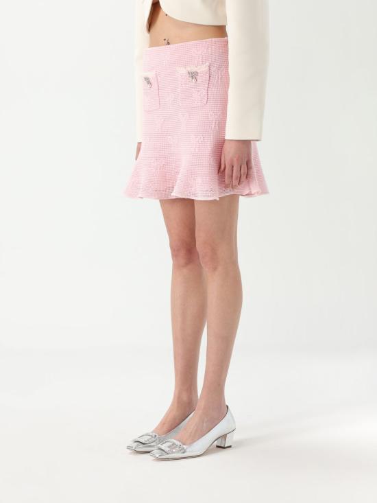 25SS 셀프 포트레이트 스커트 SS25164SKP PINK Pink - SELF PORTRAIT