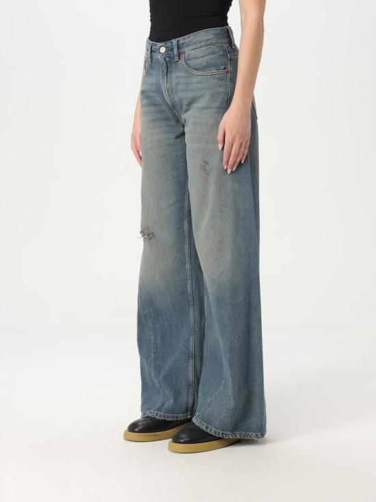 26SS MM6 메종마르지엘라 디스트레스드 와이드 데님 팬츠 S52LA0238M30017 994 Blue - MM6 MAISON MARGIELA