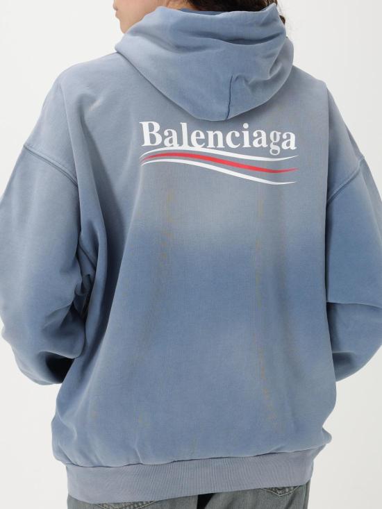 25SS 발렌시아가 터틀넥 767877TRVB1 9798 Blue - BALENCIAGA