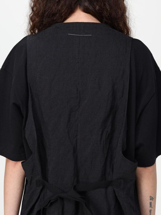 25SS MM6 메종마르지엘라 베스트 S52FB0093M35253 900 Black - MM6 MAISON MARGIELA