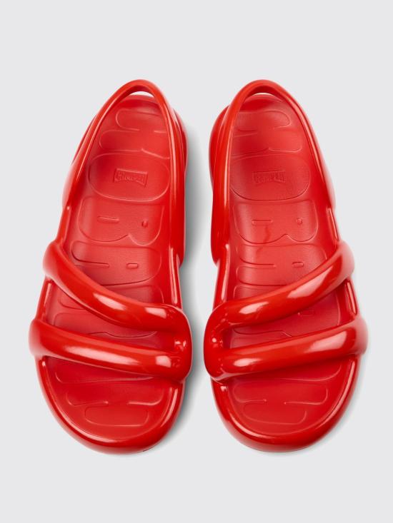 25SS 캠퍼 뮬/슬리퍼 K100957 015 KOBARAH FLAT 0 Red - CAMPER