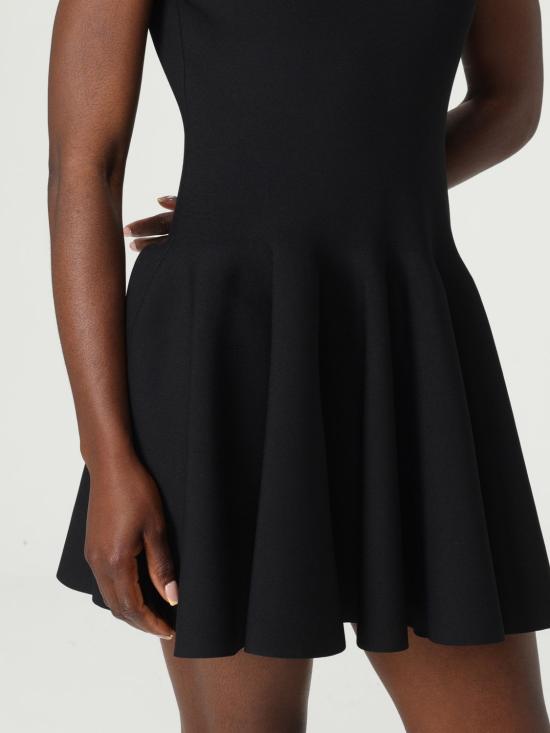 25SS 알라이아 숏 원피스 AA9R2652K034A 995 Black - ALAIA