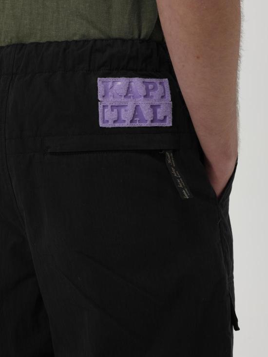 25SS 캐피탈 숏팬츠 K2406SP233 BLACKXPURPLE Black - KAPITAL