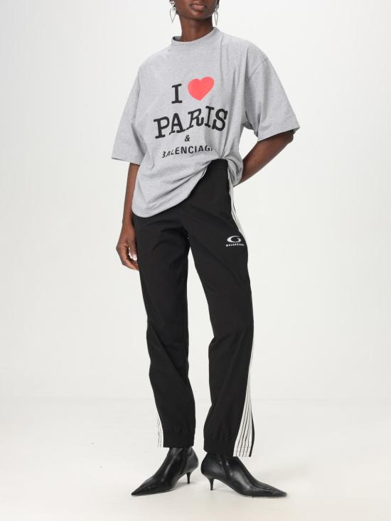 25SS 발렌시아가 스트레이트 팬츠 831559TRO31 1000 Black - BALENCIAGA