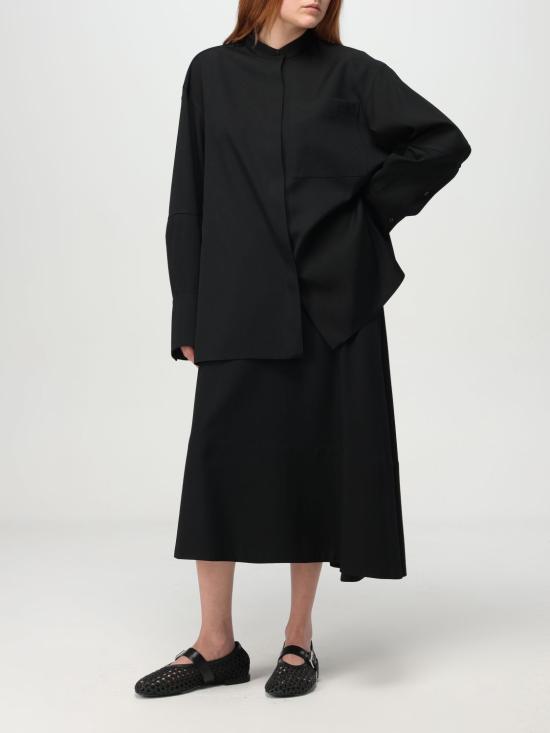 25SS 질샌더 스커트 J04MA0005J40003 001 Black - JIL SANDER