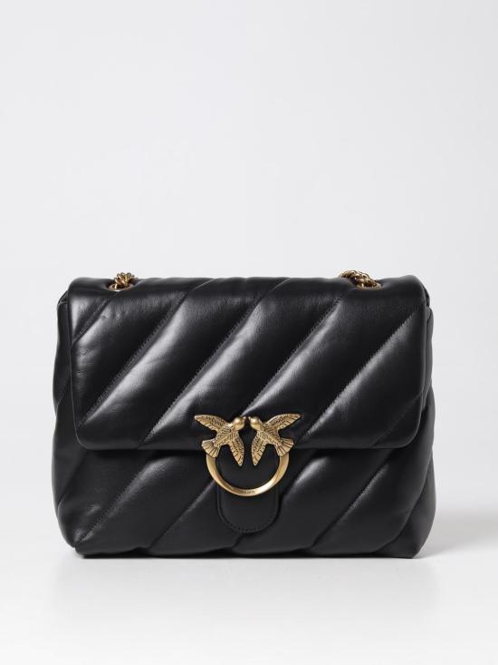 25FW 핑코 숄더백 100037A0F2 Z99Q Black