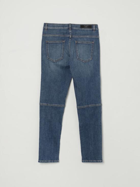 25FW [키즈] 발망 진 BW6R90Z2363 619 Blue - BALMAIN