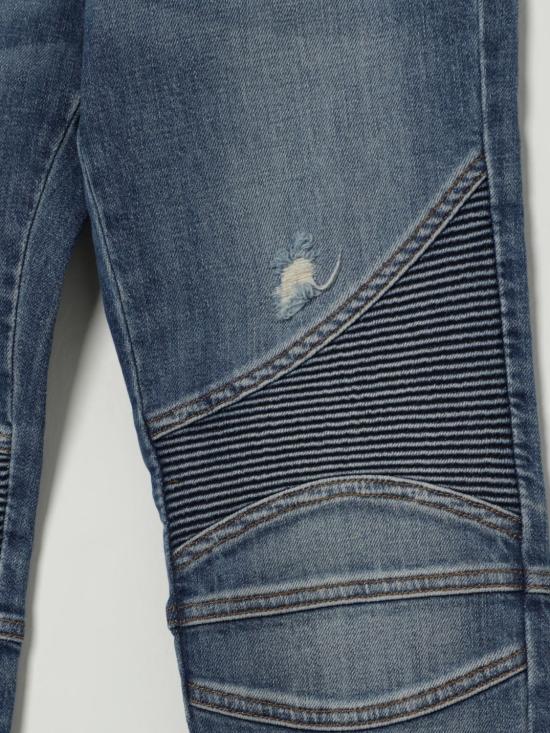 25FW [키즈] 발망 진 BW6R90Z2363 619 Blue - BALMAIN