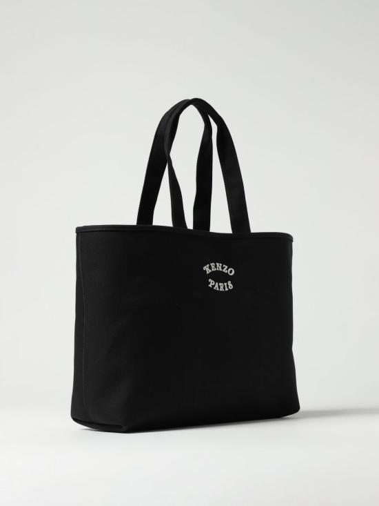 25SS 겐조 토트백 FF58SA911F35 99 Black - KENZO