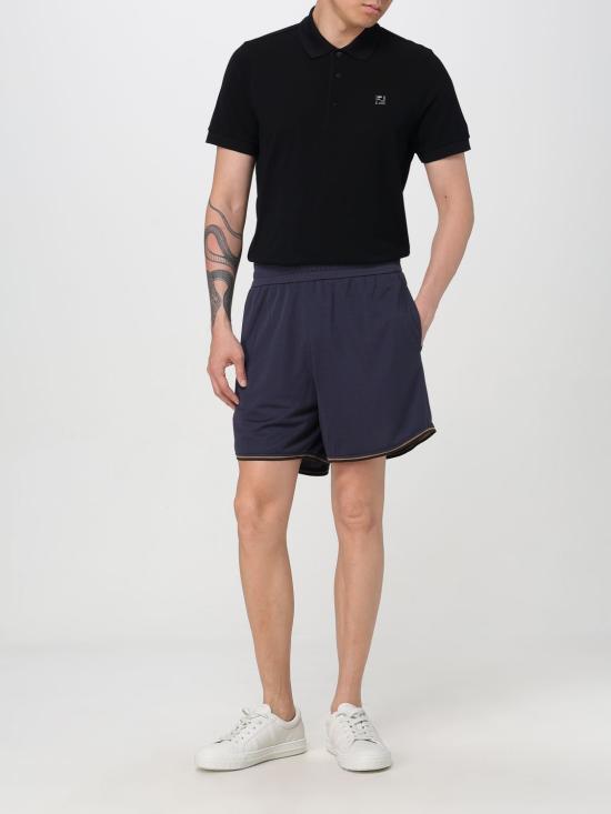 26SS 펜디 FF 메탈 피케 폴로 티셔츠 FY0985AUA5 F0QA1 Black - FENDI