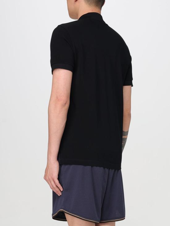 26SS 펜디 FF 메탈 피케 폴로 티셔츠 FY0985AUA5 F0QA1 Black - FENDI