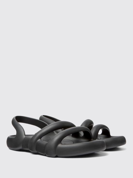 25SS 캠퍼 샌들 K201856 001 KOBARAH FLAT WIDE 0 Black - CAMPER