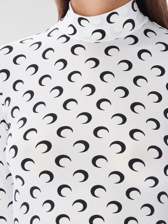 25FW 마린세르 폴로 티셔츠 WTS005ACJER0001 WH00 White - MARINE SERRE