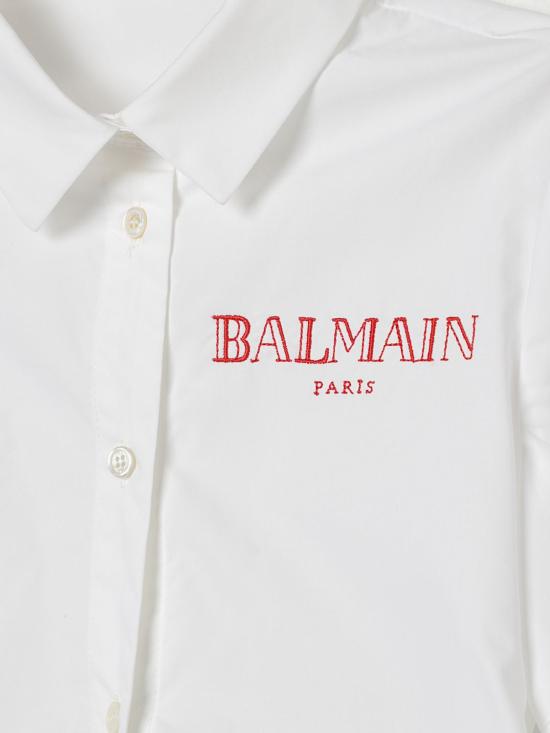 25FW [키즈] 발망 원피스 BW1D01P0479 100RO White - BALMAIN
