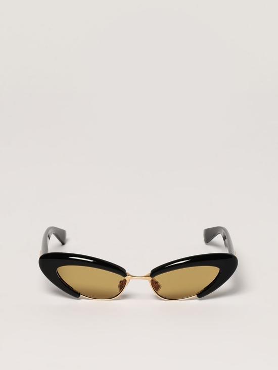 25FW 보테가베네타 선글라스 BV1387S 001 Black - BOTTEGA VENETA