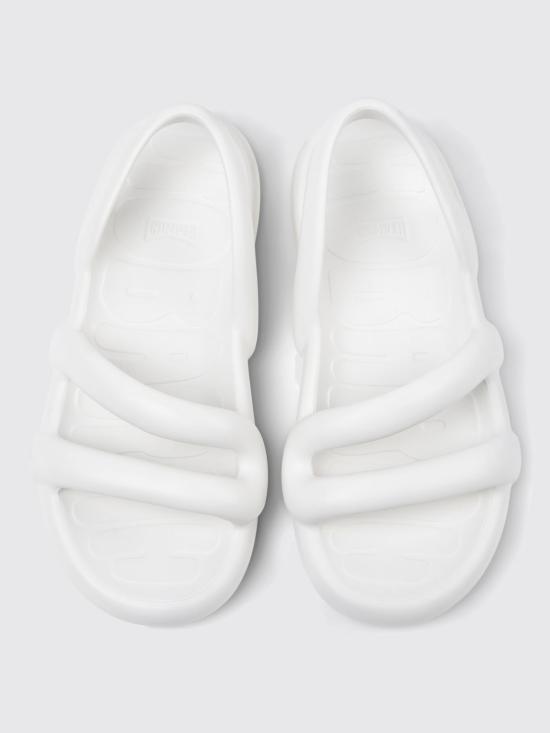 25SS 캠퍼 샌들 K201856 003 KOBARAH FLAT WIDE 0 White - CAMPER