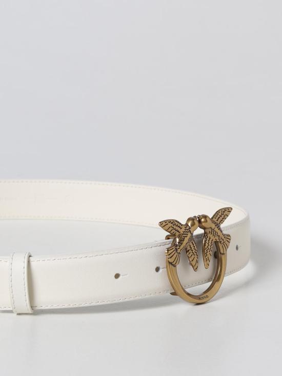 25FW 핑코 레귤러 벨트 100125A0F1 Z14Q White - PINKO