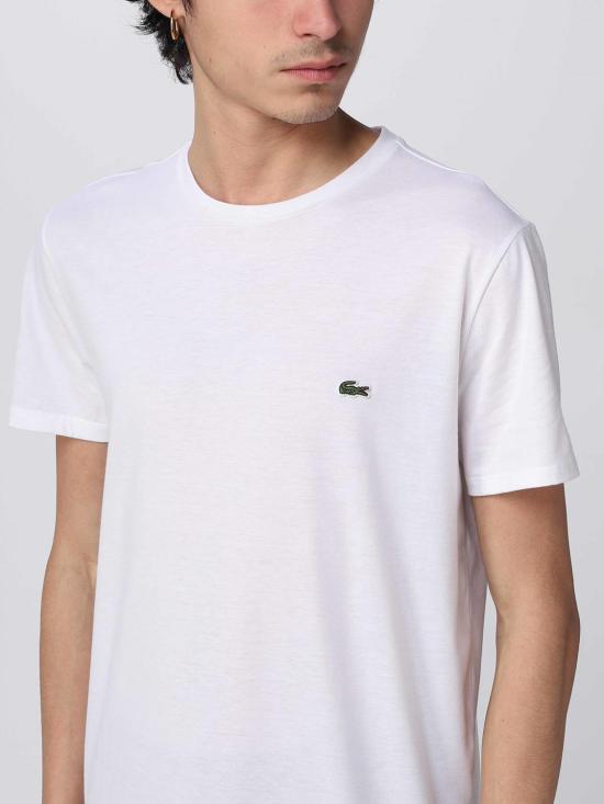 25FW 라코스테 반팔 티셔츠 TH6709 001 White - LACOSTE