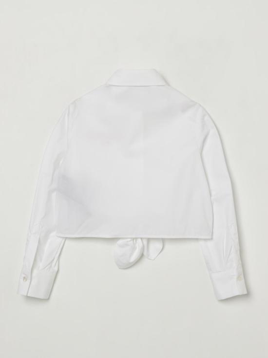 25FW [키즈] 발망 셔츠 BW5A10P0479 100RO White - BALMAIN