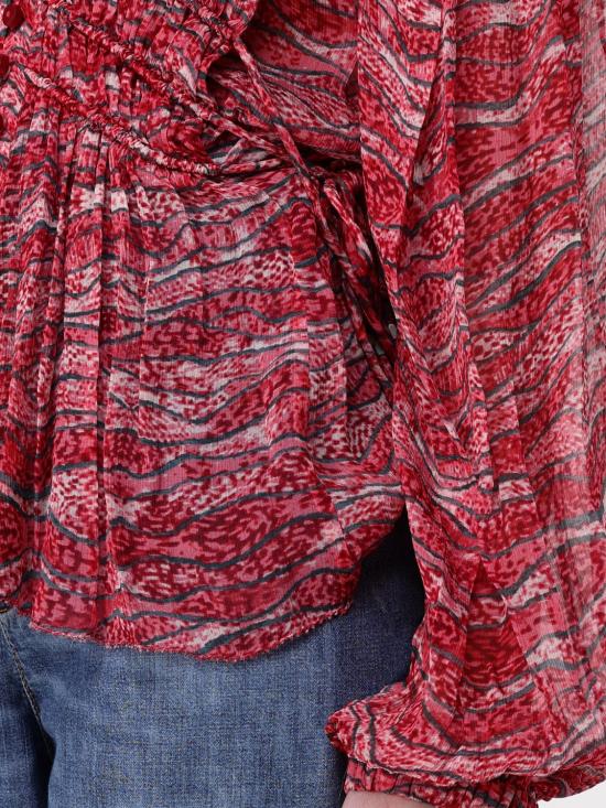 25SS 이자벨마랑에뚜왈 블라우스 HT0552FAC1J07E 70RD Red - ISABEL MARANT ETOILE