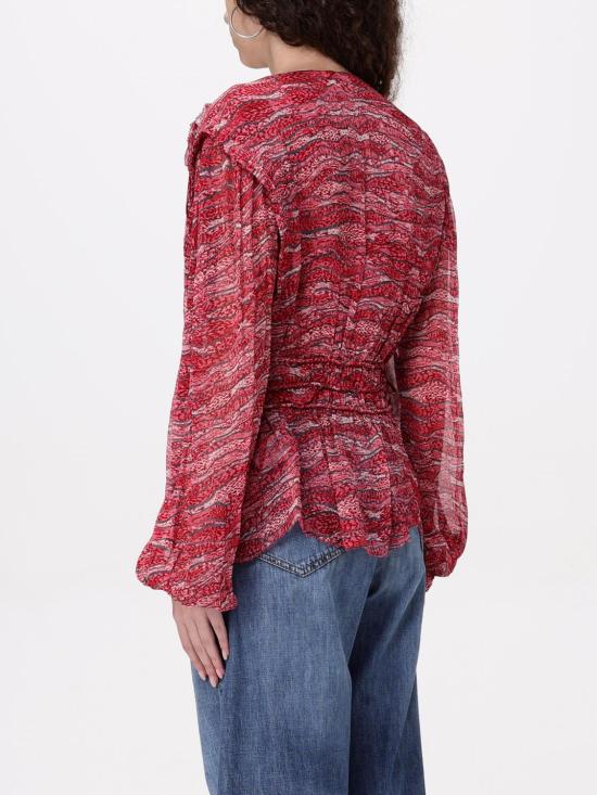 25SS 이자벨마랑에뚜왈 블라우스 HT0552FAC1J07E 70RD Red - ISABEL MARANT ETOILE