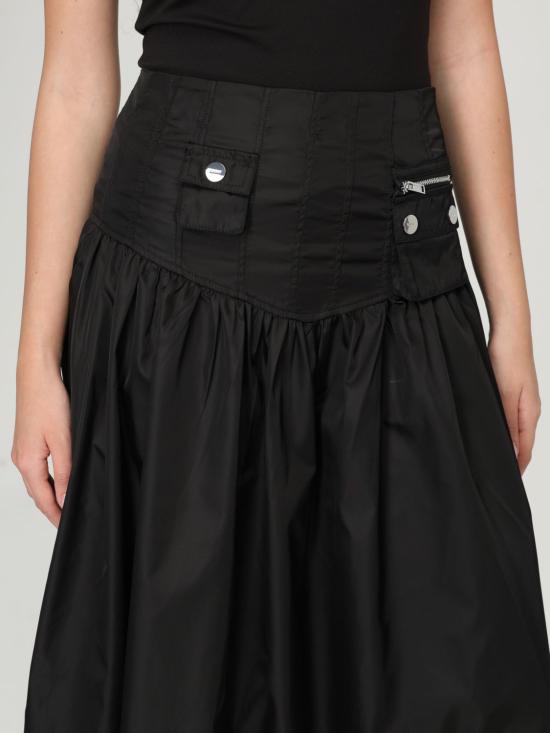 25SS 가니 스커트 W0656 099 Black - GANNI