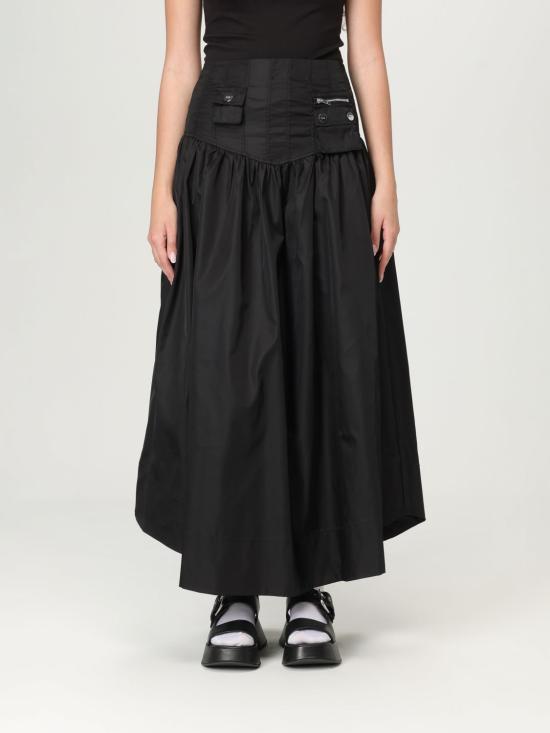 25SS 가니 스커트 W0656 099 Black