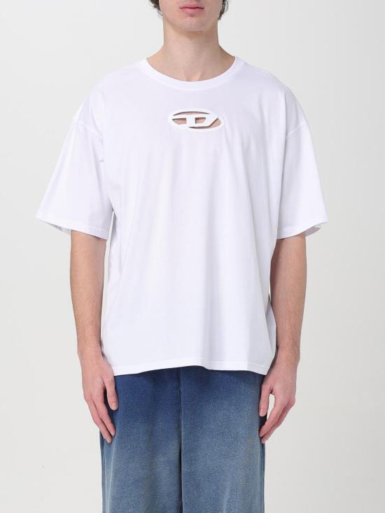 25FW 디젤 반팔 티셔츠 A151800NIAX 100 White