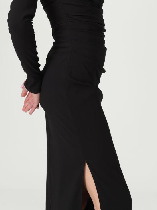 25FW 돌체앤가바나 롱 원피스 F6TMWTFURGG N0000 Black - DOLCE & GABBANA